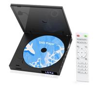 Mini Lecteur DVD 1080P HDMI, Lecteur DVD avec Toutes Les régions, câble AV/HDMI/USB Télécommande de Lecture, supporte PAL/NTSC