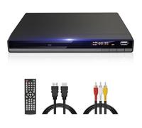 Mini Lecteur Dvd Hdmi Libre Pour Toutes Régions - Fonction Mémoire, Usb, Cd/Mp3 - Câbles Hdmi/Rca/Aux Fournis