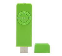 Mini Lecteur MP3, Lecteur de Musique sans Perte, Prend en Charge L'extension de Carte Mémoire jusqu'à 64 Go, pour Baladeur, étudiants, Course, Voyage. (Vert)