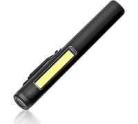 Mini Led Flashlight Penlight Portable Torch With Magnetic Base And Pocket Clip Waterproof Usb Rechargeable For Camping Hiking Emergency Inspection Repair