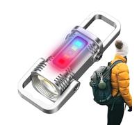 Mini Led Legchain light - Lampe torche de poche portable, lanterne d'urgence compacte | lampe de clavier rechargeable USB, outil d'éclairage extérieur imperméable pour camping pour