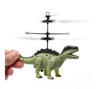 Mini Led Light Up Infrarouge Induction Drone Rechargeable Vol Licorne Jouet Jouets Controles A La Main Pour Enfants Cadeau, Dinosaure-Tritina