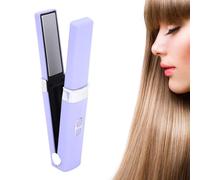 Mini les cheveux lisser pour le voyage, petit fer plat pour les cheveux courts, lisser-lisser portable rechargeable USB, mini-fer plat en chauffage rapide pour la maison et