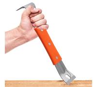 Mini levier - Levier plat en acier inoxydable avec poignée, outil de levier compact pour démonter les plinthes, enlever les clous et desserrer les vis | Outil polyvalent pour travaux manuels