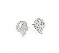 Mini Lion Stud boucle d’oreille pour femmes hommes en acier inoxydable or couleur Animal boucles d’oreilles Punk bijoux cadeau de la Saint-Valentin