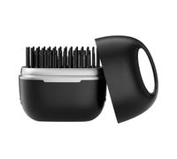 Mini Lisseur À Cheveux - Coque Anti-brûlure | Peigne Lissant Sans Fil 2 En 1 Avec Chauffage Rapide En 30 Secondes Et Chargement De Type C, Pour Les Types De Cheveux, En Voyage, À La Maison Et En