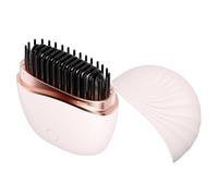 Mini Lisseur Cheveux - 2-en-1 Sans Fil Peigne Lissant Avec 3 Températures | Brosse Chauffante USB Rechargeable Pour Femmes Hommes Voyage Cheveux Courts Longs Bouclés Ondulés Plage