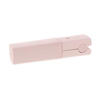 Mini Lisseur Cheveux USB Rose, Lisseur Boucleur Portable à Chauffage | Double Fonction, Usage Maison ou Dortoir, Plastique et Métal, Format Voyage, Adapté aux Cheveux Courts