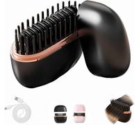 Mini Lisseur Sans Fil,Lisseur Boucleur Cheveux 2 En 1,Rechargeable De Fer à Lissér Portatif Avec 3 Réglages De Température,Chauffage Rapide,Mini Lisséur De Voyage Pour Des Cheveux Lisses (1*Noir)