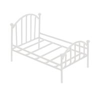 Mini-lit Modèle - Meubles de Jouets, Design Classique | Accessoire de lit en Bois, Dispositif de réaliste Plus décor de Maison de pour Une Salle de Fille pour Filles