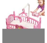 Mini lit pour Maison de, Meubles de Chambre, Ensemble de Simulation, micropaysage à Petite échelle, Accessoire de Simulation pour Chambre de crèche | Design esthétique de Ca