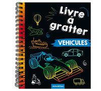 Mini-livre à gratter - Véhicules - Jennifer Wilderich-Lang - Minedition Eds - cartonné - Document jeunesse dès 3 ans