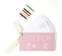 Mini Livre de Couture Créatif, Livre de Broderie Debutant Cartes de Couture à Broder avec Kit de Couture Mini Cartes de Points de Couture Ensemble pour Débutants Passionnés de Couture