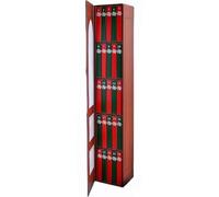 Mini livre de l'Avent à suspendre, compte à rebours littéraire avec 24 livres miniatures, décoration de Noël pour les amateurs de livres, pour les rats de lecture et les amateurs de décoration (marron