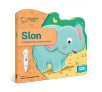 Mini livre de lecture magique Albi avec découpe éléphant