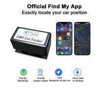 Mini Localisateur GPS OBD Universel AP200 20W,Allume-Cigare,Adaptateur USB Type-C,Trouver l'Application Officielle Apple - Type OBD GPS