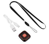 Mini localisateur GPS pour enfants, alarme SOS personnelle, suivi par application (noir)