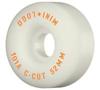 Mini Logo Roue de Skateboard 52mm C-Cut II 101A Blanc