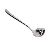 Mini Louche, Louche à Soupe en Acier Inoxydable avec Bec Verseur, Cuillère à Sauce en Acier Inoxydable, Louche à Sauce pour Verser la Sauce