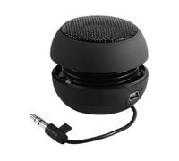 Mini Loud Speaker with 3.5mm Audio Cable Low Voltage Built-in Battery Retractable Speaker For