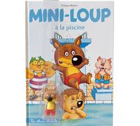 Mini-Loup à la piscine avec figurine