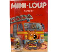 Mini-Loup Pompier avec figurine - Philippe Matter - Hachette Enfants - Boîte ou accessoire - Album jeunesse