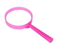 Mini loupe de Lecture Portable en Verre de Poche Grande loupe Bijoux HD loupe pour étudiants Enfants Personnes âgées Lecture(Rose)