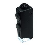 Mini loupe grossissante 60 x - 100 x avec éclairage LED pour bijoux, pièces de monnaie, timbres, montres, pierres précieuses