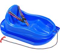 Mini-luge en plastique GaGaDumi pour enfants, mini-bob en plastique robuste, jusqu'à 20 kg, jusqu'à 3 ans forme ergonomique dossier haut,
