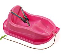 Mini-luge en plastique GaGaDumi pour enfants, mini-bob en plastique robuste, jusqu'à 20 kg, jusqu'à 3 ans forme ergonomique dossier haut,