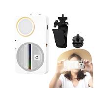 Mini lumière à selfie - Lumière LED magnétique, luminosité réglable, facile à utiliser, fournit un éclairage professionnel pour la photographie, le vlogging, l'enregistrement, les créateurs de réseaux
