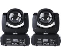 Mini-lumière de mouvement à LED, puissance 120W, 12 canaux DMX, 2 lumières 120W, prise UE 220V
