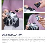 Mini Lumière De Remplissage Led Magnétique Portable Avec 3000/4500/6000 K Irc Élevé 95+, Rechargeable, Design Compact Pour La Photographie Et La Vidéographie.[Z3230]