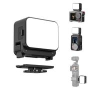 Mini lumière pour caméra d'action DJI, Pocket 3 Remplissage éclairage Cold Hot Shoe LED Vlogging Light Fixation pour DJI OSMO Pocket 3 Action 5 Pro 4 3, pour accessoires GoPro