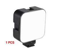 Mini lumière vidéo LED Portable 5W,lampe de remplissage 6500K,adaptateur de montage de chaussure chaude à intensité variable pour appareil photo reflex numérique Canon/Nikon/Sony - Type 1pc