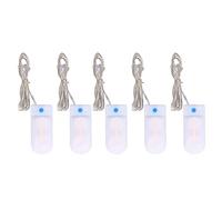 Mini lumières LED romantiques et élégantes, légères, DIY, Accessoires décoratifs Pratiques pour Maison de poupée 1/12, 5 pièces