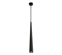 Mini Luminaire Suspendu Moderne Plafond en Aluminium Cône Suspension Lampe LED Long Tube Lustre Barre Noire Projecteurs Chevet Lumière Ambiante Chambre Suspension Lumières