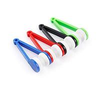 Mini Lunettes De Lunettes De Vue Microfibre Lunettes Nettoyant Doux Brosse Outil De Nettoyage Lunettes en Microfibre Lunettes De Vue Clip Cleaner(Red)