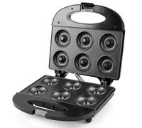 Mini machine à beignets électrique avec contrôle intelligent de la température, chauffage double face pour une cuisson uniforme, surface antiadhésive pour la cuisine, la boulangerie ou le magasin