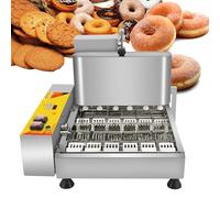 Mini machine à beignets numérique, friteuse à 6 rangées avec réglage de la température, du temps, de la taille et de la douceur, machine à beignets automatiques pour un usage commercial