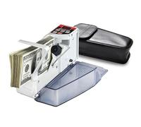 Mini machine à compter l'argent portable, machine à compter les billets de banque portable avec affichage LED, ne comptez que la fonction billets de banque, modes par lots