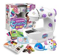 Mini machine à coudre avec table d'extension améliorée, portable, réglable, 2 vitesses, double fil avec lumières et pédale de pied, kit de machine à coudre électrique pour débutants