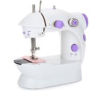 Mini Machine à coudre électrique Garment ménage - Assisté - Gauche - 9 points - Gris