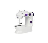 Mini Machine à Coudre Electrique Vitesse Réglable avec Eclairage LED Blanc