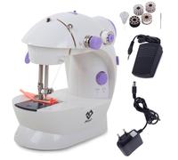 Mini-machine à coudre portable 2 vitesses + pédale d'interrupteur
