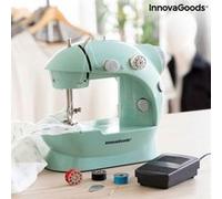 Mini Machine à Coudre Portable avec LED CoupeFil et Accessoires Sewny Vert