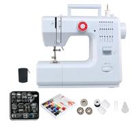 Mini machine à coudre portable pour débutants et bricoleurs professionnels - 20 points - Avec pédale et kit de couture de 42 pièces
