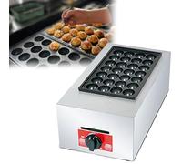 Mini machine à crêpes hollandaises Takoyaki à gaz anti-adhésif pour la maison et les restaurants, cafés, boulangeries, A
