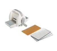 Mini - Machine À Découper + Gaufrer"To Go", 19x9,5x13cm, Y Compris 4 Plaques