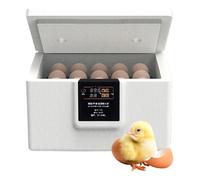 Mini machine à éclosion d'œufs - Thermostat intelligent, laboratoires à la maison éducationnelle, incubateur pour canards, cailles compactes et éleveurs d'oiseaux de coureur